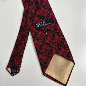 Vintage Ralph Lauren Polo Red Paisley Tie